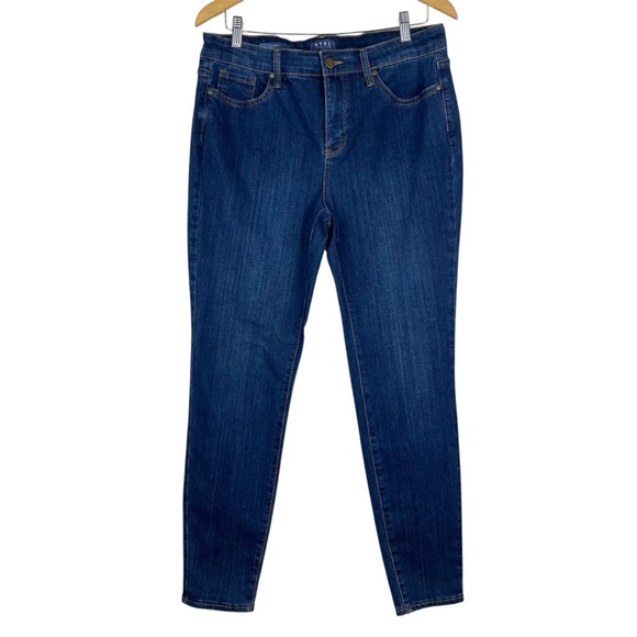NYDJ Lift & Tuck Dark Wash Skinny Jeans Size 10 - Picture 1 of 9